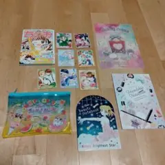 キャラクターグッズセット 漫画・ノート・カード、ポーチ、下敷き　ちゃお　付録