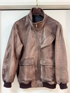 『定価以下』オーラリー24aw レザーブルゾン サイズ3