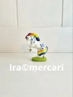 ユニコーンのフェーブ　フェーヴ　ミニチュア　陶器　フランス製