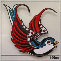 LA買付 1点モノ TATOO 90s FLYING BIRD 刺繍 おまけ付