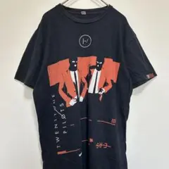 Twenty One Pilots 2016ツアーTシャツ M 黒 両面 袖タグ