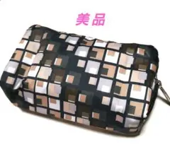 【美品】LeSportsac 幾何学模様 化粧ポーチ