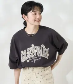 美品 FREAK'S STORE フリークスストア ビッグロゴデイジーTシャツ
