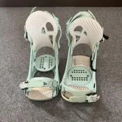 ミントグリーン スノーボードビンディング