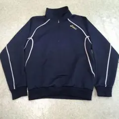 SC102 asics ネイビー ジャージ SSサイズ