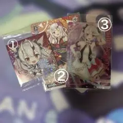 ホロライブ　百鬼あやめ　３枚セット