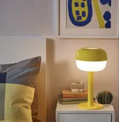 【IKEA】テーブルランプ　BLÅSVERK ブロースヴェルク　イエロー