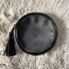 MCM ブラック 丸型 コインケース