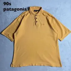 90s パタゴニア　オーガニックコットン　ポロシャツ　SP'97 半袖　刺繍