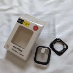 アップルウォッチカバー 41mm Apple Watch用 ブラック