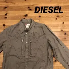 DIESEL(ディーゼル)長袖 シャツ バックプリント XXL