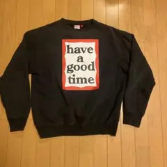 have a good time ブラック スウェット L