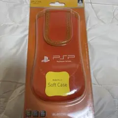 ELECOM PSP ソフトケース オレンジ