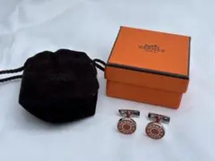【国内正規品】HERMES カフリンクス オレンジ