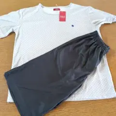 W☆新品☆POLO☆半袖・半パンツ☆パジャマ☆サイズＭ☆水色☆女性用☆