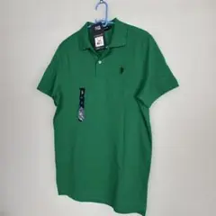 【未使用品】U.S. POLO ASSN. グリーン ポロシャツ S