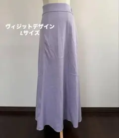 visit designヴィジットデザインLサイズ ロングスカート ウエストゴム