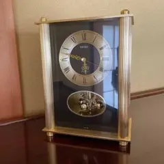 SEIKO 振り子付き置時計 ゴールド　※8月末までの出品
