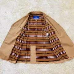 【極美品】バーバリーブルーレーベル Pコート ベルト 38 M ベージュ