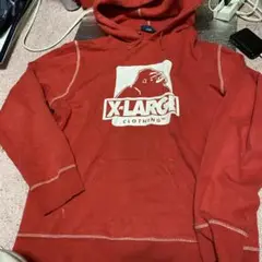 X-LARGEパーカー Lサイズ レッド