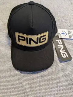 PING ブラック キャップ