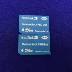 C388SanDisk Memory Stick PRO Duo 256MB2個