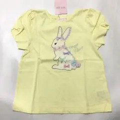 メゾピアノ　130cm うさぎ　半袖Tシャツ　カットソー　新品未使用品
