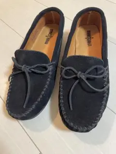 MINNETONKA ブラック モカシン 9サイズ（27cm）