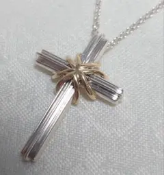 TIFFANY ティファニー シグネチャー クロス ネックレス 925/750