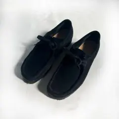 【美品】ビューティー＆ユース 別注CLARKSWALLABEE NAVY