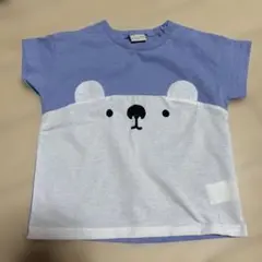 シロクマ柄半袖Tシャツ 90