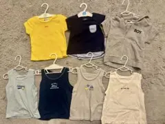 ベビー Tシャツ・タンクトップ・半袖パーカーセット