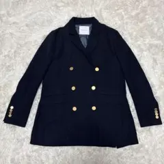 ブラクトメント　紺ブレ　ダブルジャケット　Mサイズ　38