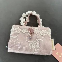 アクセサリーポーチ 花柄レース ジュエリーポーチ