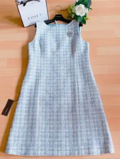 新品 FOXEY ブティックツイードワンピース Rene