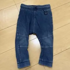H&M デニム風ウエストゴムパンツ　80センチ