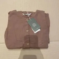 100%オーガニックコットン製ノースリーブワンピース