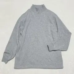 G&L◇スウェットトップス ロゴ刺繍 ハイネック 裏起毛トップス L