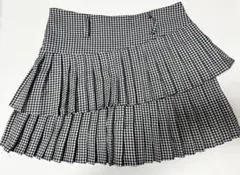 新品未使用 ミニスカート 黒 白