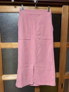 ピンク タイトスカート Lサイズ スリット入り