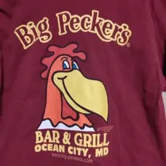 ★Big Pecker's ★Tシャツ バーガンディ