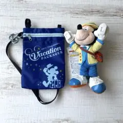 ディズニー ひっつきミッキーぬいぐるみ サコッシュ