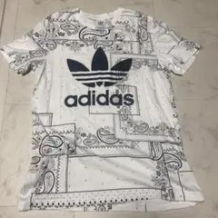 アディダス　ペイズリー柄　半袖　Tシャツ　サイズM