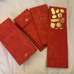 HERMES 紅包　10枚セット　ステッカー10枚