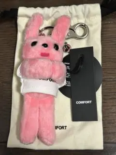 コンフォートソウル キーリング うさぎ ピンク