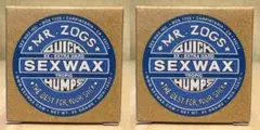 セックスワックスクイックハンプス＊真夏用 6X ブルーラベル2個　 SEXWAX