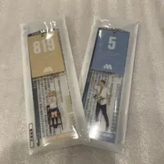 モスバーガー　ハイキュー　待ち札風チャーム 田中龍之助　谷地仁花