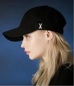 VARZAR バザール stud ロゴ キャップ　ブラック キャップ　韓国　美品