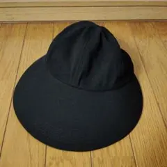 帽子　つば広　日よけ　黒　ハット