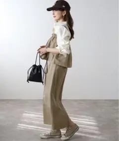 ナイロンギャザーキャミソールビスチェ×バックスリットIラインスカート
